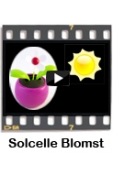 Dansende Blomst på solceller