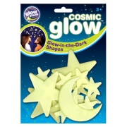 Glow in the dark moon and stars