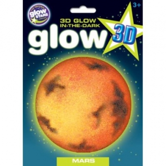 Selvlysende 3D Mars